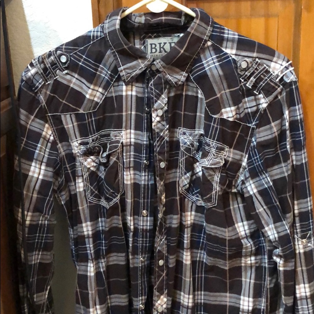 Men’s BKE pearl snap